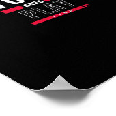 Hard Play Hard Classic Virus Poster (Ecke)