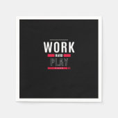 Hard Play Hard Classic Virus Serviette (Vorderseite)