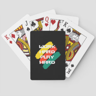Hard Play Hard Cool Design Classic Spielkarten