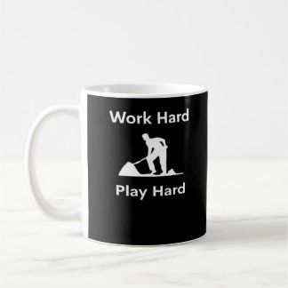 Hard Play Hard Worker - White Classic Kaffeetasse