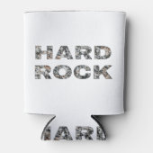 Hard Rock Granit Text Dosenkühler (Vorderseite)