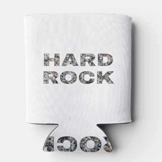 Hard Rock Granit Text Dosenkühler (Rückseite)