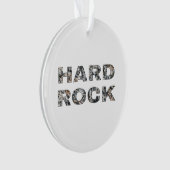 Hard Rock Granit Text Ornament (Vorderseite)