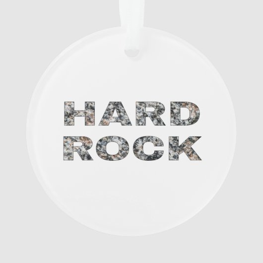 Hard Rock Granit Text Ornament (Rückseite)