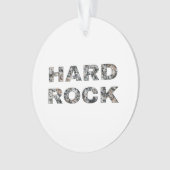 Hard Rock Granit Text Ornament (Vorderseite)