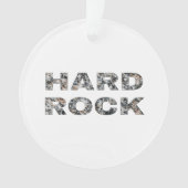 Hard Rock Granit Text Ornament (Vorderseite)