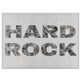 Hard Rock Granit Text Schneidebrett (Vorderseite)
