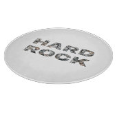 Hard Rock Granit Text Schneidebrett (Ecke)