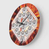 Hard Rock Große Wanduhr (Winkel)