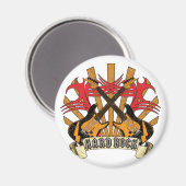 Hard Rock Guitars Magnet (Vorderseite/Rückseite)