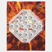 Hard Rock Horizontal Fleecedecke (Vorderseite)