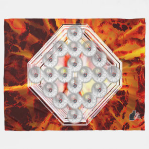 Hard Rock Horizontal Fleecedecke