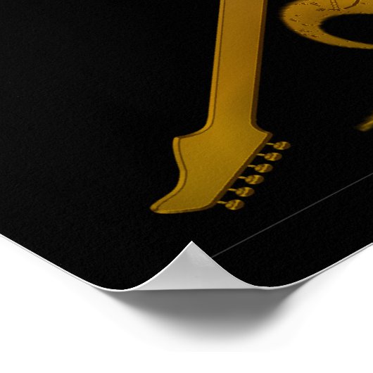 HARD ROCK POSTER (Ecke)