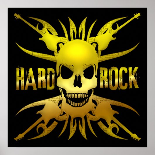 HARD ROCK POSTER (Vorne)