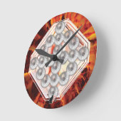 Hard Rock Runde Wanduhr (Winkel)