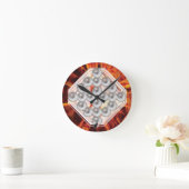 Hard Rock Runde Wanduhr (Zuhause)