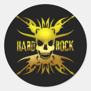 HARD ROCK RUNDER AUFKLEBER