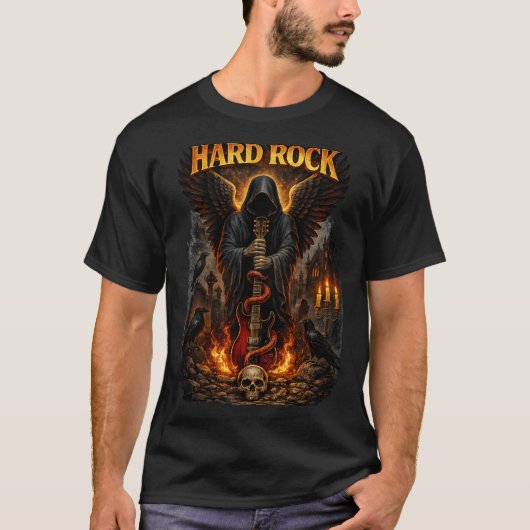 Hard-Rock-T-Shirt T-Shirt (Vorderseite)