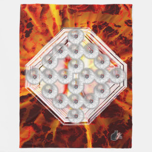 Hard Rock Vertikal Fleecedecke