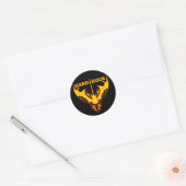 HARD ROCK WINGS RUNDER AUFKLEBER (Umschlag)