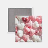 Hard Sour Heart Candy Magnet (Vorderseite/Rückseite)