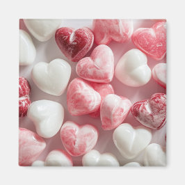 Hard Sour Heart Candy Magnet