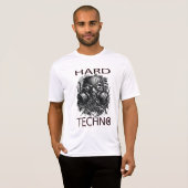 Hard Techno Design T-Shirt (Vorne ganz)
