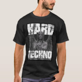Hard Techno Rave Angel Statue T-Shirt (Vorderseite)