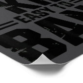 Hard To Kill Easy To Bang Sarcastic  Poster (Ecke)