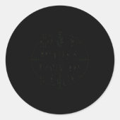 Hard To Kill Easy To Bang Sarcastic Runder Aufkleber (Vorderseite)