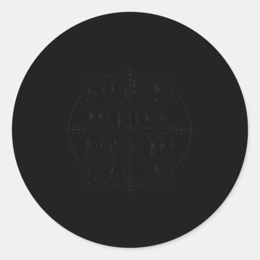 Hard To Kill Easy To Bang Sarcastic  Runder Aufkleber (Vorderseite)