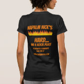 Hard und Rock Place für Frauen T-Shirt (Rückseite)