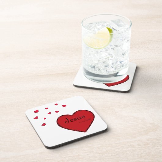 Hard-Untersetzer mit Korkrücken - Set von 6 Getränkeuntersetzer (Rechte Seite)