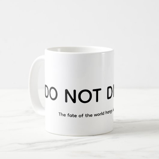 Hard work  kaffeetasse (Vorderseite Links)