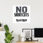 Hard Work Motivation: No Shortcuts Poster (Heimbüro)