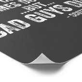 Hard Work Pays Off Dreams Come True Funny Quotes  Poster (Ecke)