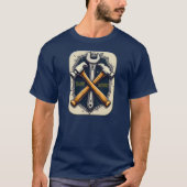 Hard Work Tools Worker Pride Labor Day Design T-Shirt (Vorderseite)