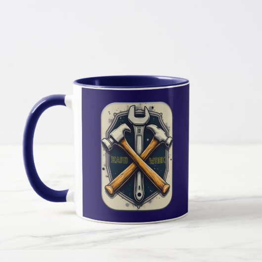 Hard Work Tools Worker Pride Labor Day Design Tasse (Links)