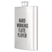 Hard Working Flame Player Flachmann (Links)