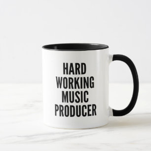 Hard Working Music Producer Tasse