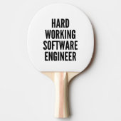 Hard Working Software Engineer Tischtennis Schläger (Vorderseite)