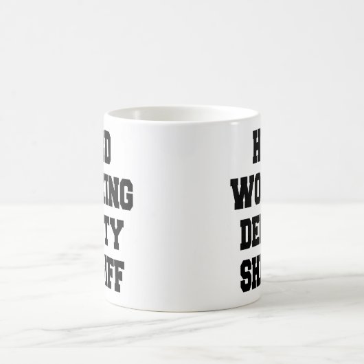 Hard Working Stellvertretender Sheriff Kaffeetasse (Mittel)