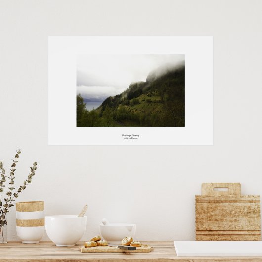 Hardanger, Norwegen Poster (Küche)