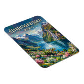 Hardangerfjord Norwegen Magnet (Rechte Seite)