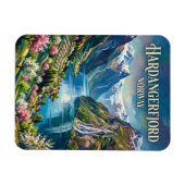 Hardangerfjord Norwegen Magnet (Horizontal)