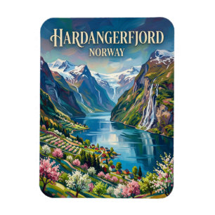 Hardangerfjord Norwegen Magnet