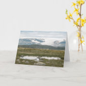 Hardangervidda Norwegen Card Karte (Gelbe Blume)