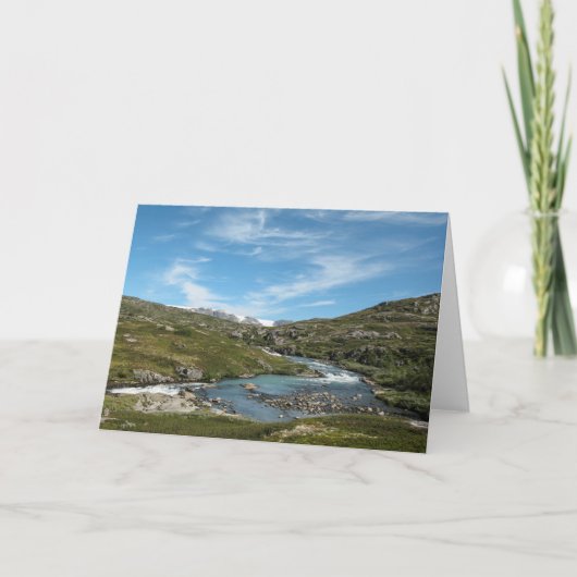 Hardangervidda Norwegen Karte (Vorderseite)