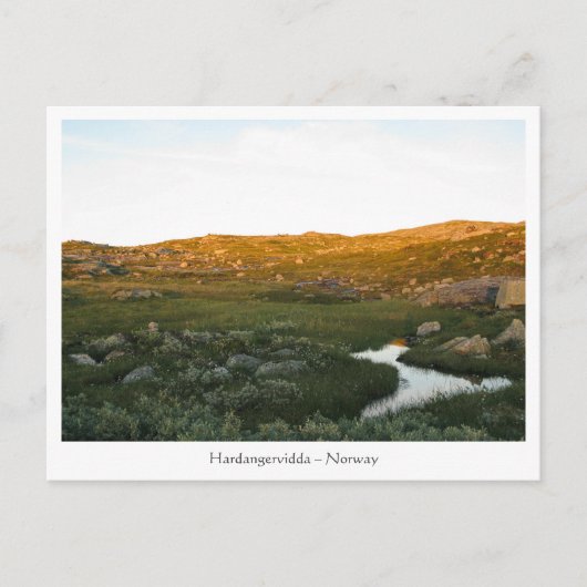 Hardangervidda Norwegen Postkarte (Vorderseite)