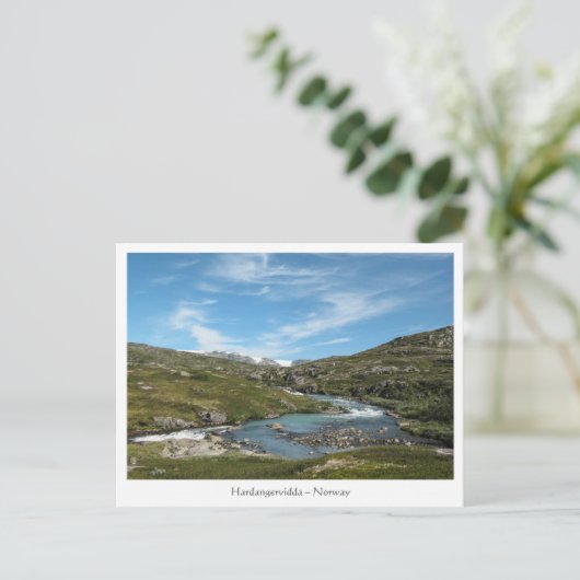 Hardangervidda Norwegen Postkarte (Stehend Vorderseite)